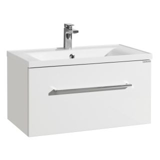 Тумба под раковину Акватон Мадрид М 80см белый 1A126801MA010